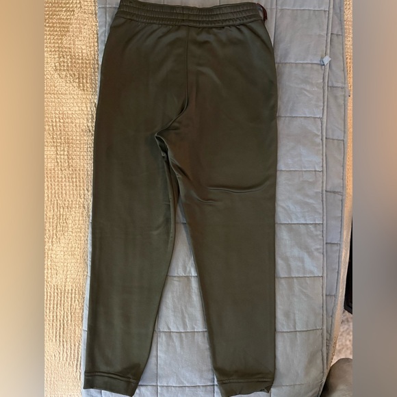 Nike Youth Large Dark Gray Black Jogger Pants Orange Swoosh Athletic - Picture 2 of 13